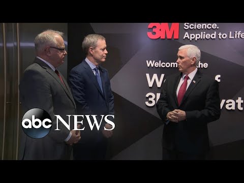 マイク・ペンスが3M工場を訪問 l ABCニュース (Mike Pence visits 3M plant l ABC News)