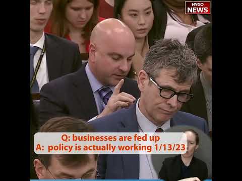 Q: businesses are fed up A: policy is actually working