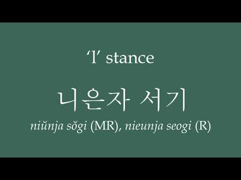 Basic Stances in Taekwondo (ITF Taekwondo) - Taekwondo Terminology Tutorials