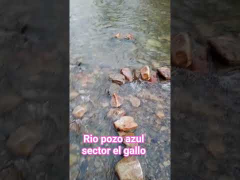rio pozo azul Andrés bello Trujillo Venezuela