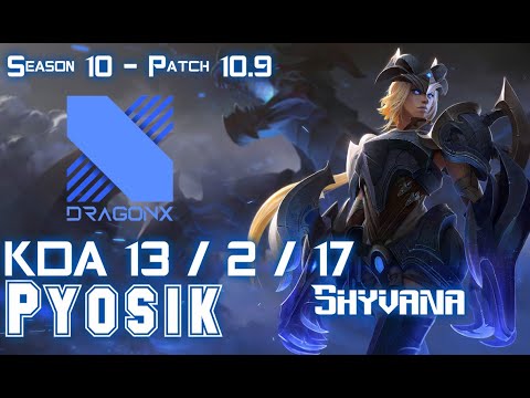 DRX Pyosik SHYVANA vs SYLAS Jungle - Patch 10.9 KR Ranked