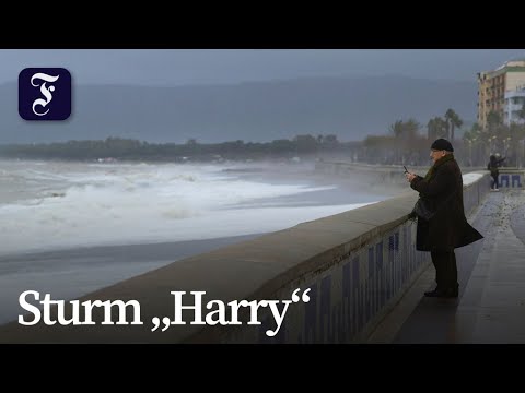 Unwetter in Spanien und Italien