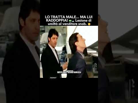 Si finge povero ma raddoppia l’offerta! 🛥️💰 #shorts #karma #lezione #business