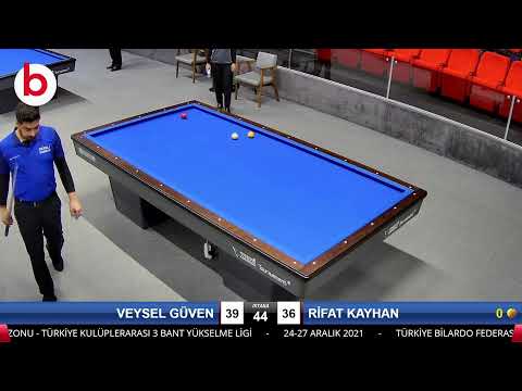 VEYSEL GÜVEN & RİFAT KAYHAN Bilardo Maçı - 2021 YÜKSELME LİGİ-FİNAL