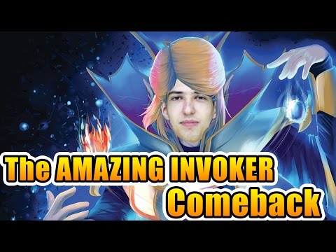 W33 Dota 2 - The AMAZING INVOKER Comeback
