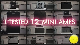 Video thumbnail for Shootout + Opinion: 12 MINI AMPS (Fender, Orange, Boss, Marshall, Blackstar, Yuer, Joyo, and more!) by Made by Miike