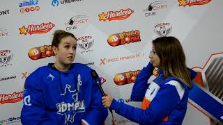 Интервью защитника команды «Hockey Planet» Поповой Марины