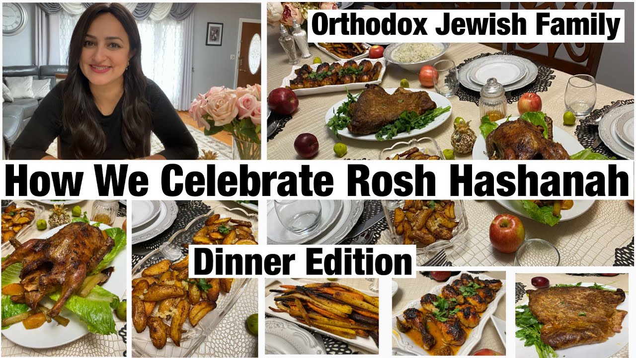 How We Celebrate Rosh Hashanah|| Dinner Edition|| Orthodox Jewish Family || Sonya’s Prep