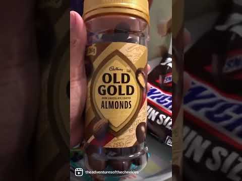 🍫 ASMR Chocolate Almonds #cadbury #asmr #satisfying #chocolates #oldgold #shorts #viral