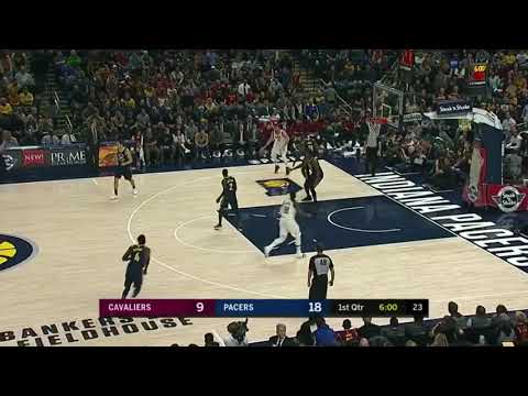 Kevin Love And-1 Layup | NBA Cavaliers vs Pacers December 8, 2017