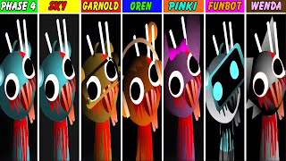 Download lagu Phase 4 But Everyone Is Sky Vs Garnold Vs Oren Vs Pinki Vs Funbot Vs Wenda In Incredibox Sprunki mp3