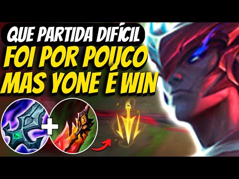 MATCHUP DIFÍCIL, SETT É BONECÃO, VENCE QUEM ERRAR MENOS | YONE vs SETT | TOP | LEAGUE OF LEGENDS