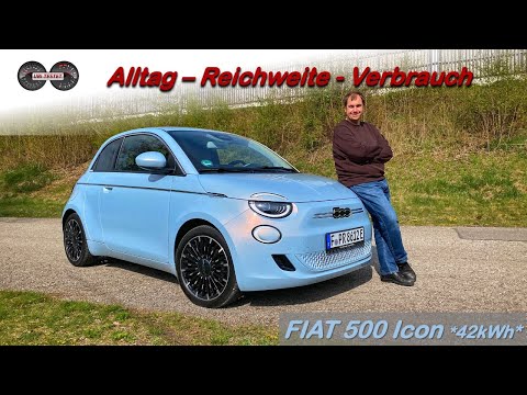 Fiat 500e 3+1 ICON *42kWh* | Was ein tolles Elektroauto!! Test - Verbrauch - Reichweite - Alltag