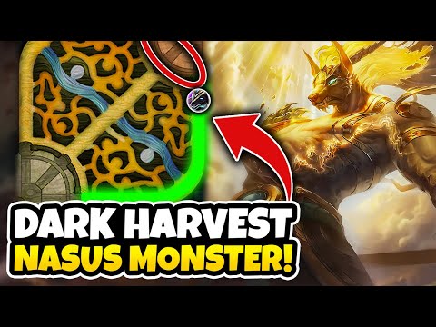 My Dark Harvest Nasus is Massacring the Bot Lane!