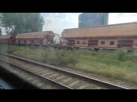 IR 1541, Iasi -Brasov trece cu 120 km/h prin statia Săbăoani ,Neamt (M500)