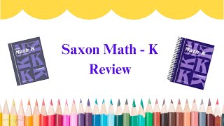Saxon Math K Review (NO TUNE) #lessonsfromthegulf #saxonmathk