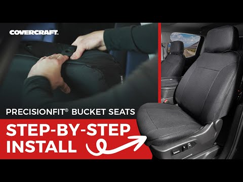 How to Install PrecisionFit Seat Covers (Bucket Seat) | Custom Car & Truck Seat Cover Installation