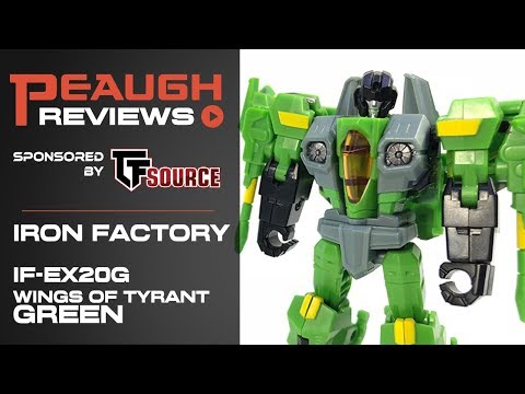 Video Review: Iron Factory IF-EX20G - Tyrant's Wings GREEN