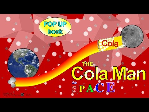 The Cola Man in Space -HD- Popup book [OFFICIAL]