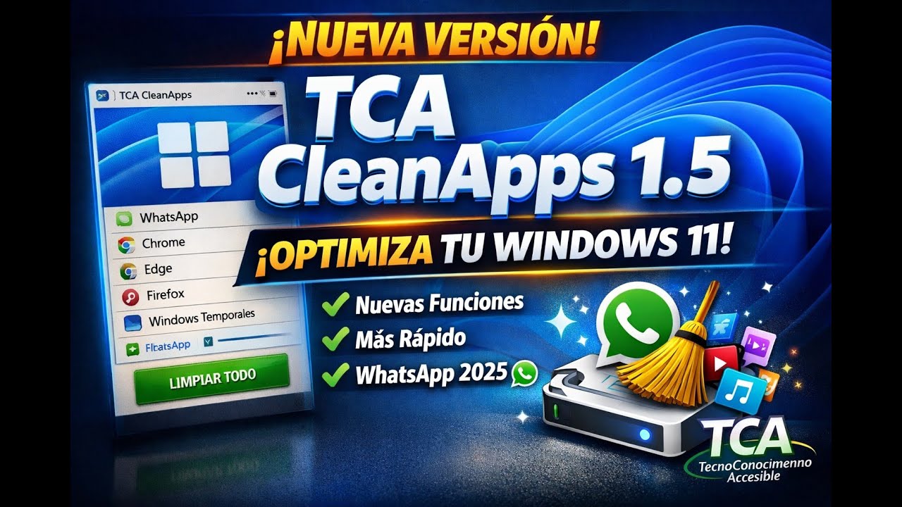 💻 🧹 TCA CleanApps 1.5 + potente en el 2026!
