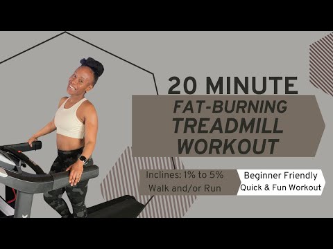 20 Minute Treadmill Workout for Weight Loss|Beginner Friendly