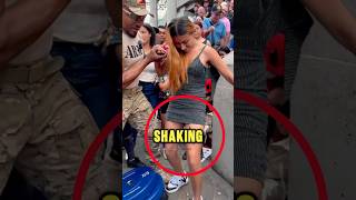 She Couldn’t Stand After This!😱😳(@mundoextremo)#shorts #fitness