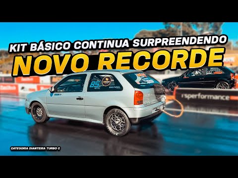 Kit básico continua surpreendendo. Novo Recorde na Categoria Dianteira Turbo C!