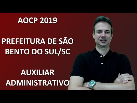 AOCP19Q034 - AOCP - 2019 - PREFEITURA DE SÃO BENTO DO SUL/SC - FRAÇÕES