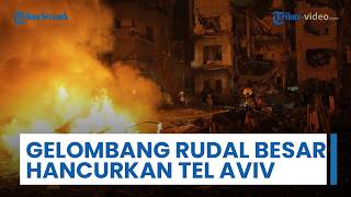 Gelombang Rudal Terbesar Iran & Hizbullah Hancurkan Tel Aviv, Akibatkan Kebakaran hingga Korban Jiwa