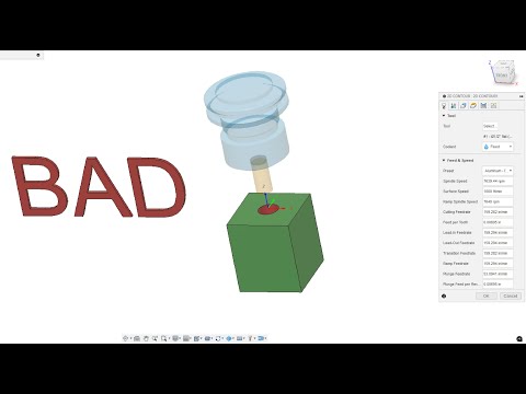 Fusion 360 PRO TIP - Check Your Hole Feedrates! They're wrong.