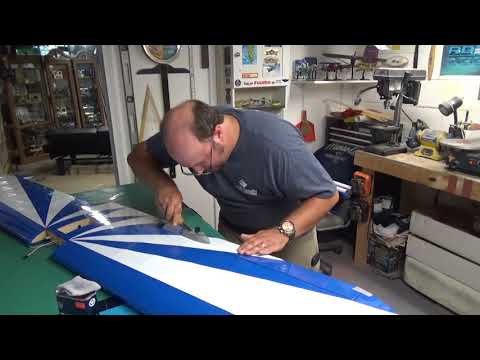 Monokote techniques, applying stripes!