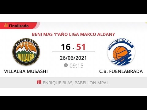 Benjamin masc 2012 VILLALBA MUSASHI - FUENLABRADA