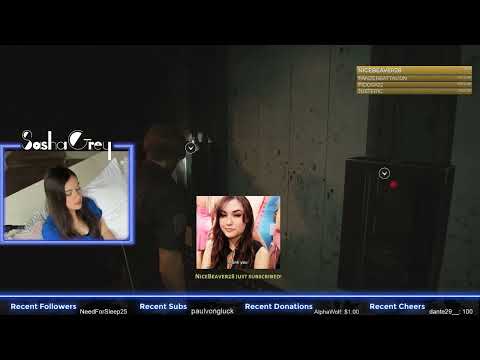 Sasha Grey VOD May 2019 - Playing Resident Evil 2 as Leon B Story Unlocked Part 8