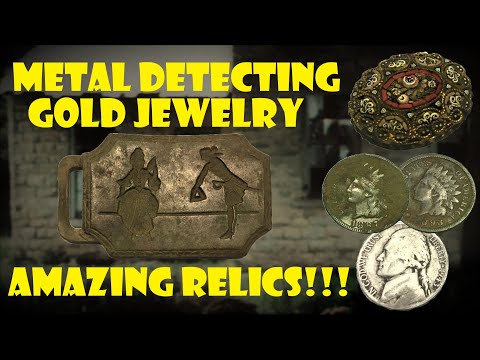 Metal detecting Gold & Silver Early 1800s Stone House - Minelab Equinox 800