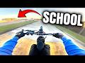 I Took My Mini STARK VARG To School 50 MPH