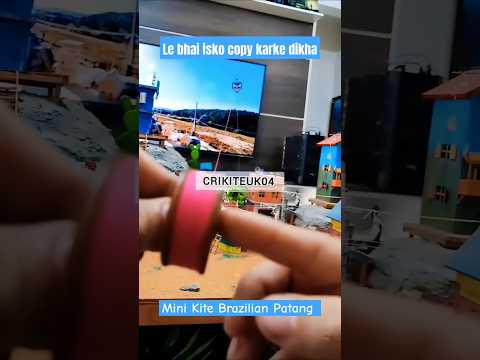 Mini Brazalian Kite 🪁 Mini Charkhi #shorts #youtubeshorts #trending #viral #pipacombate #pipa