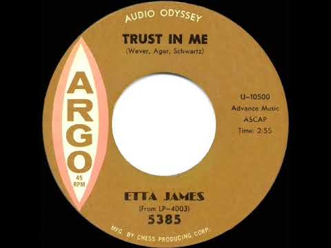 1961 HITS ARCHIVE: Trust In Me - Etta James