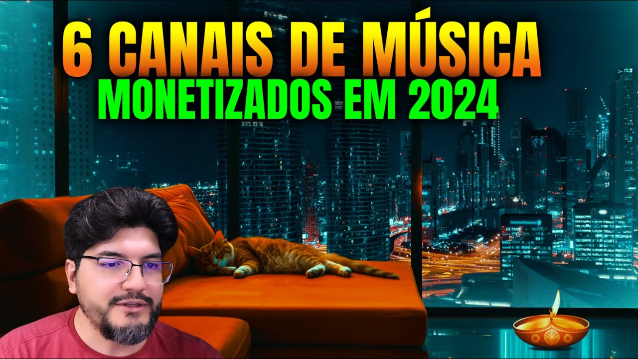 6 CANAIS DE MÚSICA FEITA COM IA MONETIZADOS EM 2024... $$$
