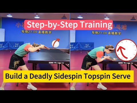 Build a Deadly Sidespin Topspin Serve | Step-by-Step Training