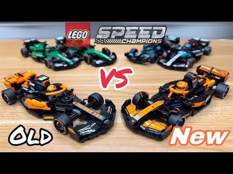 Thumbnail for Comparisons: Old vs New F1 LEGO Speed Champions by Mercedes-AMG, Car