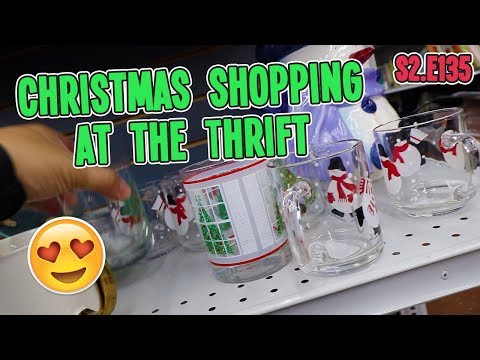 CHRISTMAS SHOPPING AT THE THRIFT | GOODWILL HUNTING & HAUL S2.E135