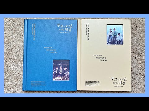 😍✨A Story Time Unboxing of Super Junior KRY 1st Mini Album When We Were Us (Pure + Cool Vers)