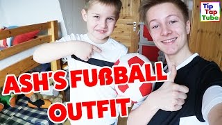 Fußball Styling! Ash & Max zeigen ihr Fussball Outfit - TipTapTube