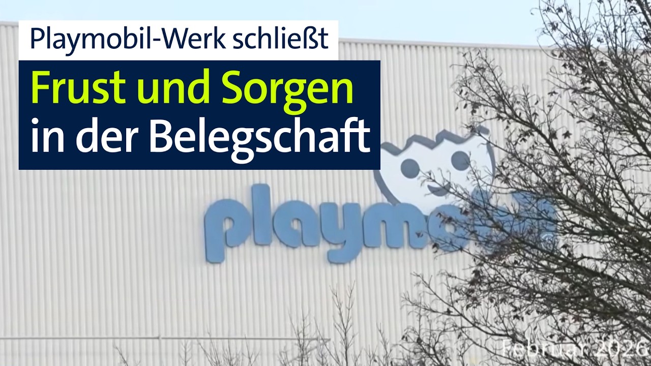 Bitter für Beschäftigte: Einzige Playmobil-Produktion in Deutschland schließt | BR24