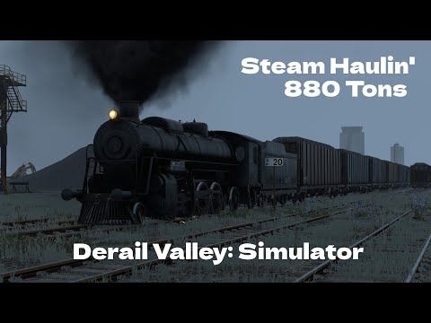 880 Ton Coal Haul With S282 | Tutorial | Derail Valley: Simulator