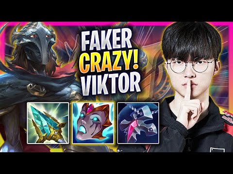 FAKER CRAZY GAME WITH VIKTOR! - T1 Faker Plays Viktor MID vs Leblanc! | Season 2025