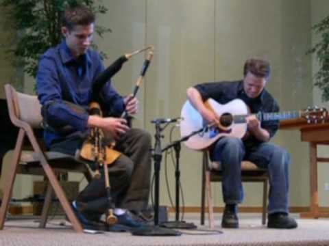 Eliot Grasso (uilleann pipes) with Dan Carollo (guitar) at Sammamish Presbyterian Church, June 2007