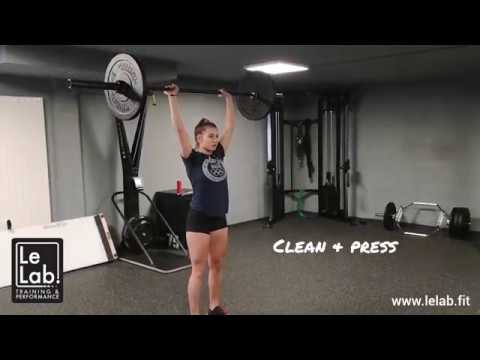 Barbell Hang Clean and Press | myworkouts.io