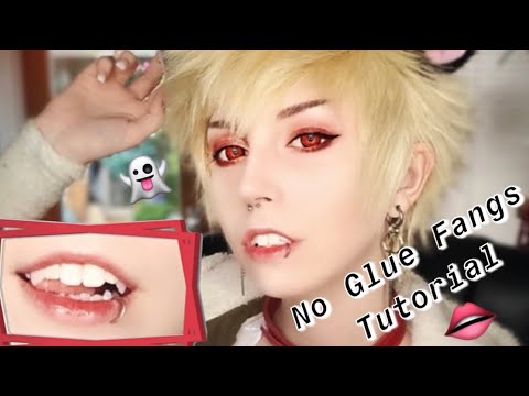 How To Make Fangs For Cosplay (No Glue Needed) - YouTube