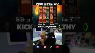 WANTED DEAD OR A WILD WITH THE 999 SCRIPT WIN #shorts #wanted #win #slot #slots #onlineslots
